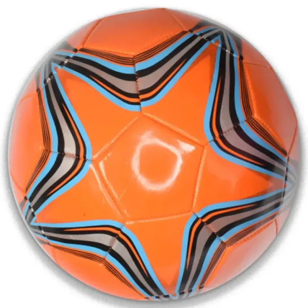 Fußball aus Kunstleder mit Sternmuster in verschiedenen Ausführungen, 22 cm Bild 2