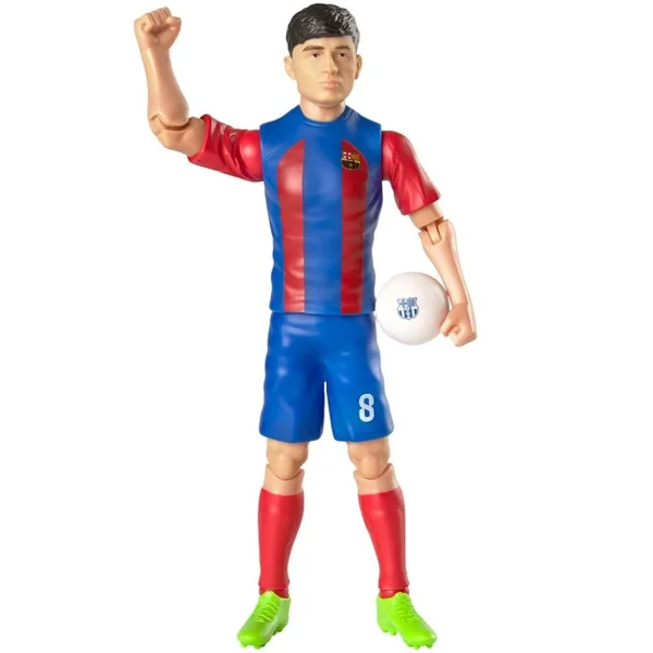 Fußballer-Actionfigur, 20 cm – FC Barcelona, mit Pedri im Trikot Nummer 8 Bild 2
