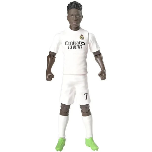 Fußballer-Actionfigur, 20 cm – Real Madrid, im Vinicius-Trikot mit der Nummer 7 Bild 2