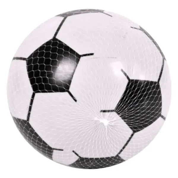 Fußballmuster-Gummiball in verschiedenen Farben, 23 cm Bild 2