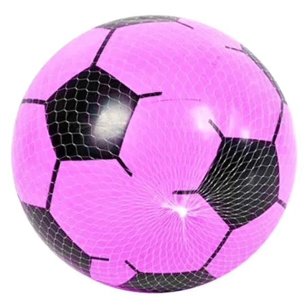 Fußballmuster-Gummiball in verschiedenen Farben, 23 cm Bild 4