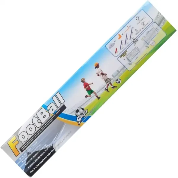 Fußballtor-Set mit Netz, Ball und Pumpe Bild 4