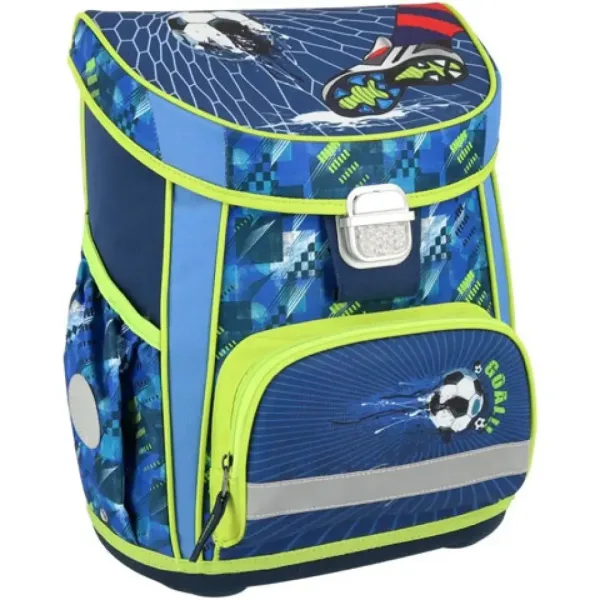 Football goal ergonomischer Schulrucksack mit Federmäppchen, 4-teiliges Set Bild 3