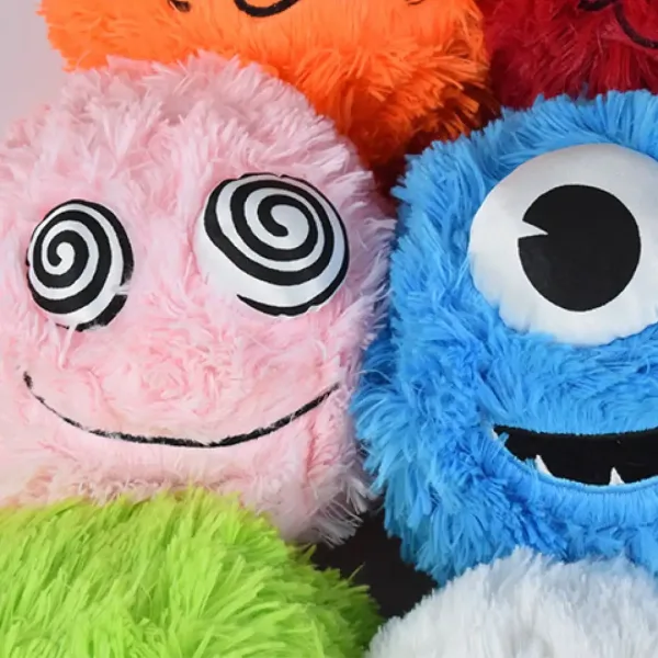 Fuzzy Monsters flauschiger Plüschball in verschiedenen Varianten 23cm Bild 5