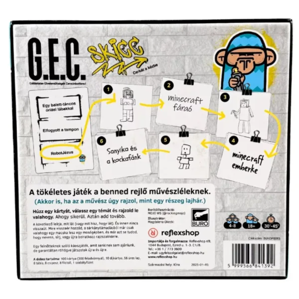 G.E.C. Skizzen-Brettspiel Bild 3