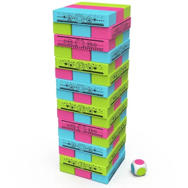 Gabis Puppenhaus: Buntes Turmbauspiel Jenga - Spin Master Bild 2