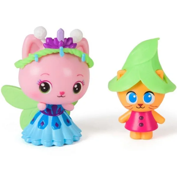 Gabby's Dollhouse: Der Film – Queen Kitty Fairy und Kitty Gnome 2er-Figurenpack – Spin Master Bild 2