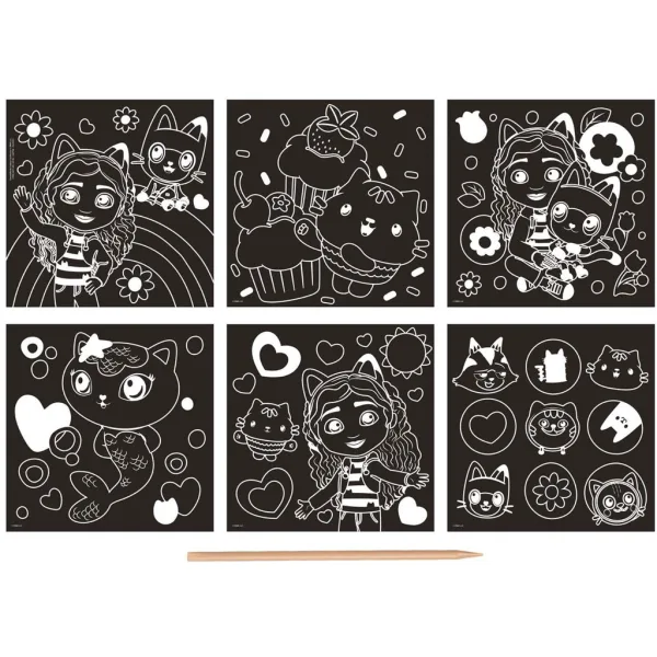 Gabis Puppenhaus: Kratzbild-Set, 6-teilig Bild 2