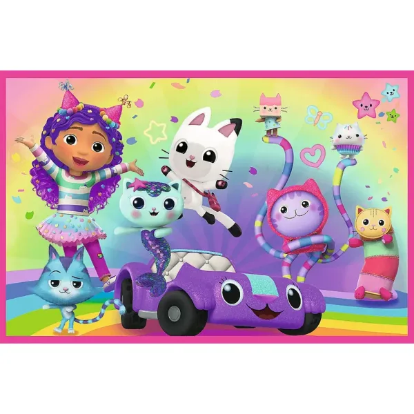 Gabis Puppenhaus Spiel mit Gabi 2x24-teilige Puzzle - Trefl Bild 2