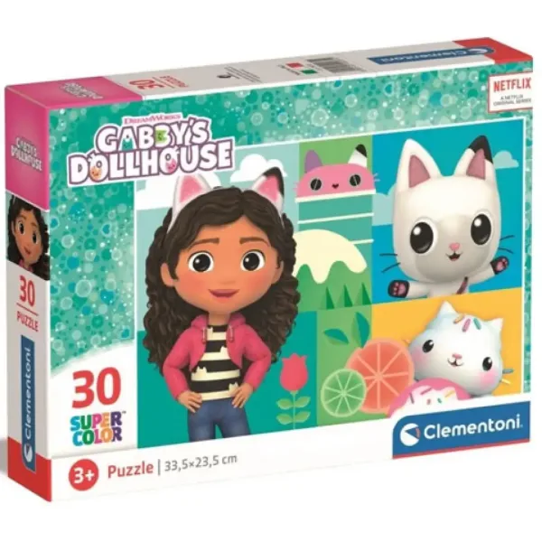 Gabis Puppenhaus Supercolor Puzzle 30-teilig - Clementoni Bild 1