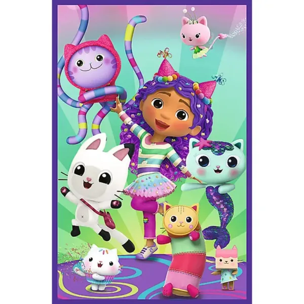 Gabis Puppenhaus bunte Tage 3x80 Teile Puzzle - Trefl Bild 2