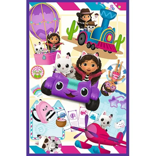 Gabis Puppenhaus bunte Tage 3x80 Teile Puzzle - Trefl Bild 4