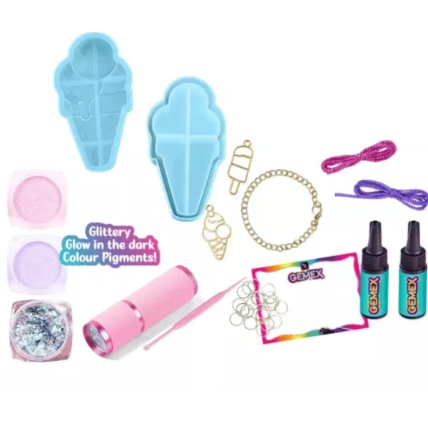 Gemex: Edelsteine aus Gel Eiskrem-Schmuckset Bild 2