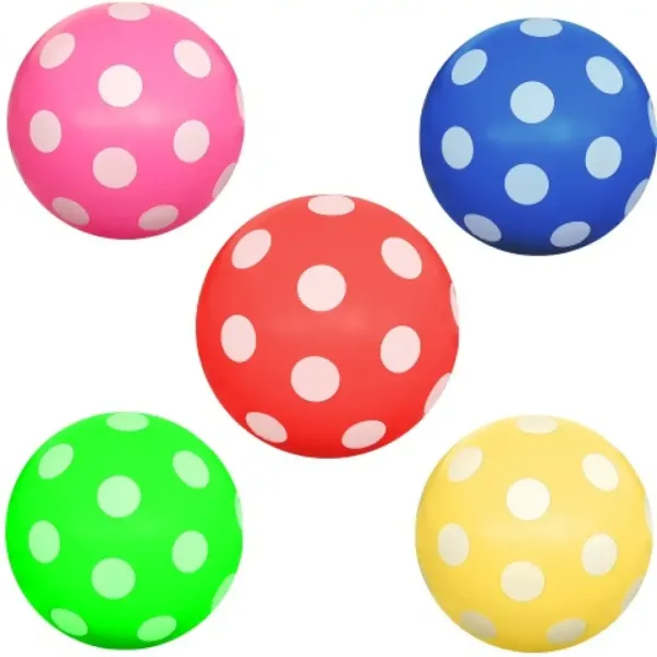 Gepunkteter Ball, 22 cm Bild 3