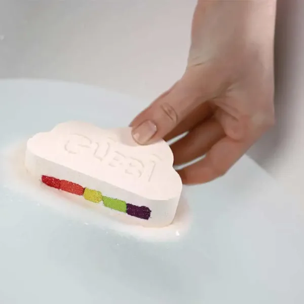 Glibbi Boom: wolkenförmige Badebombe mit Regenbogenfarben - Simba toys Bild 2