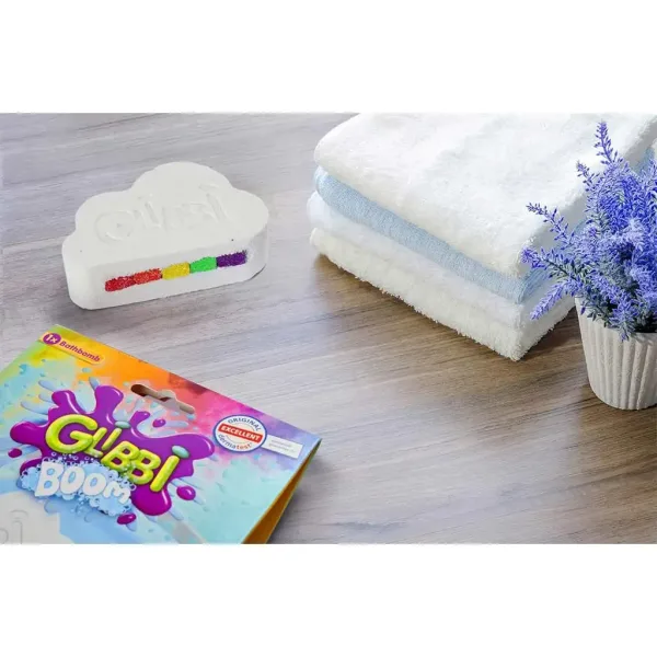 Glibbi Boom: wolkenförmige Badebombe mit Regenbogenfarben - Simba toys Bild 4