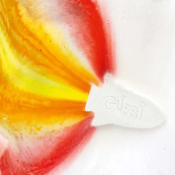 Glibbi Rocket: Raketenförmige Badebombe mit Flammfarben - Simba toys Bild 3