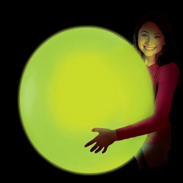 Glowzilla Wubble leuchtender Ball in Neon-Grün, 75 cm Bild 2