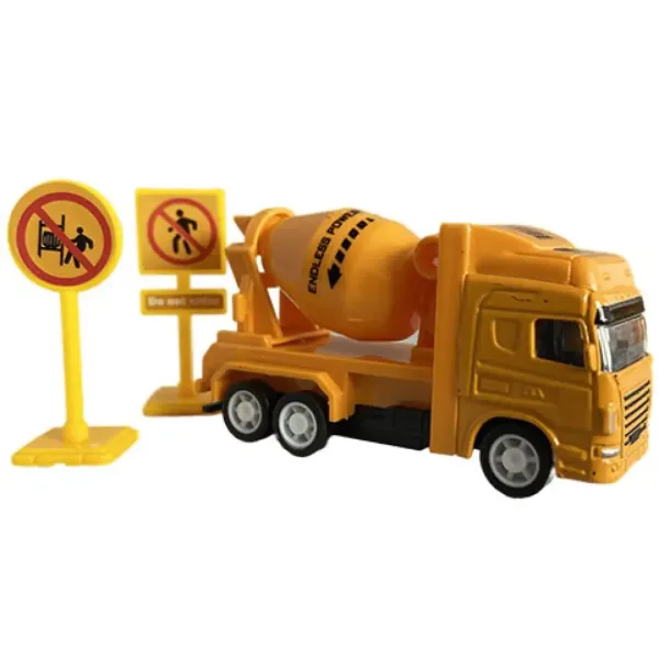 Große Baustelle mit Fahrzeugen, Gebäude und Hubschrauber, 9-teiliges Spielset Bild 4