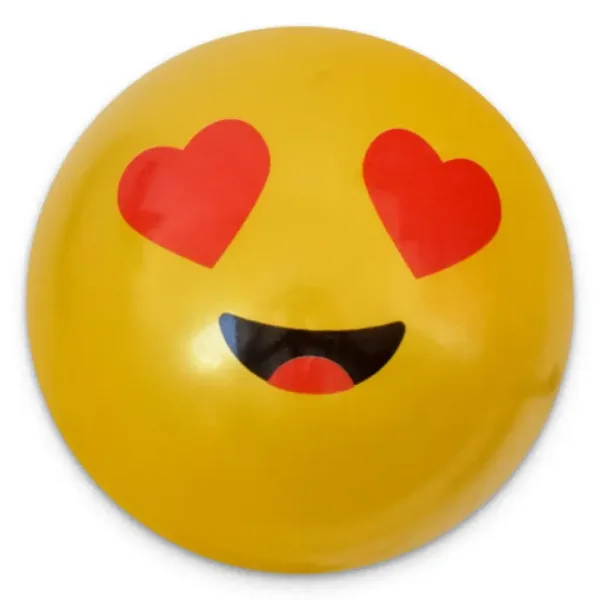 Gummiball mit Smiley-Muster in verschiedenen Varianten, 23 cm Bild 8