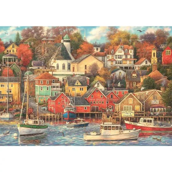 Hafenstadt HQC-Puzzle mit 1500 Teilen, 84,5 x 59,5 cm - Clementoni Bild 2