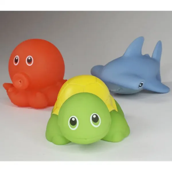 Badespielset mit Hai-Fischnetz und spritzenden Tieren Bild 4
