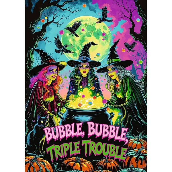 Hall of Horror Hexen Premium Plus 1000-teiliges Puzzle - Trefl Bild 2