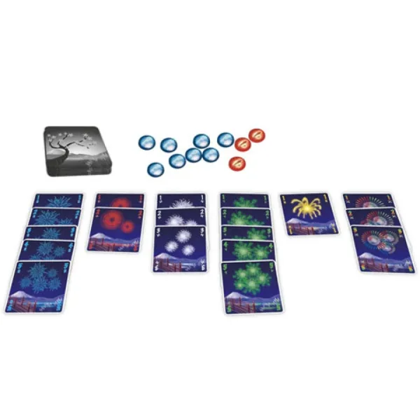 Hanabi Gesellschaftsspiel in Metalldose Bild 2