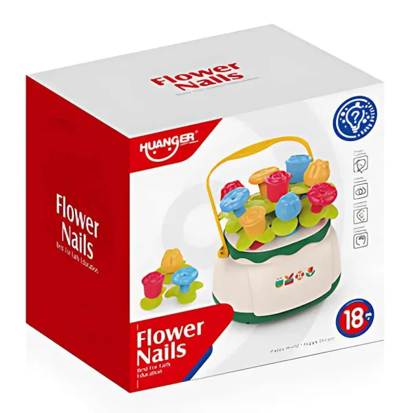 Happy World: Blumenkorb-Formensortierer-Fähigkeitenentwicklungs-Babyspielzeug Bild 3