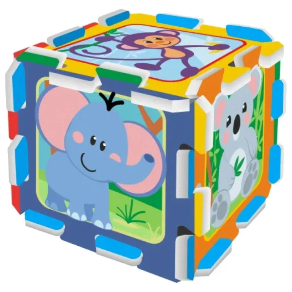Happy Zoo - Fröhlicher Zoo Schaumstoff-Puzzle Bild 2