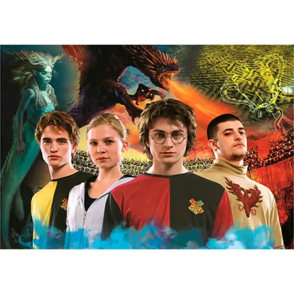 Harry Potter und die Teilnehmer des Trimagischen Turniers 1000-teiliges Puzzle - Clementoni Bild 2
