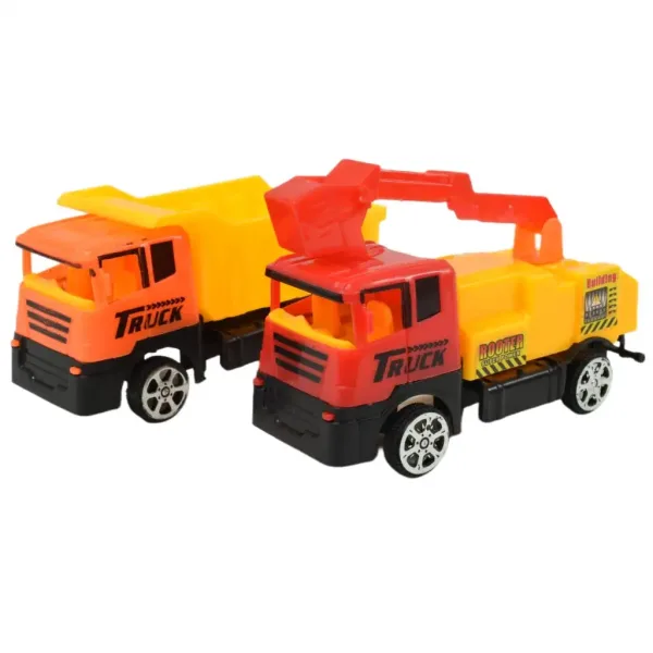 Heavy Duty: Bau-Spielset mit Schwungrad-Autos und Zubehör Bild 2