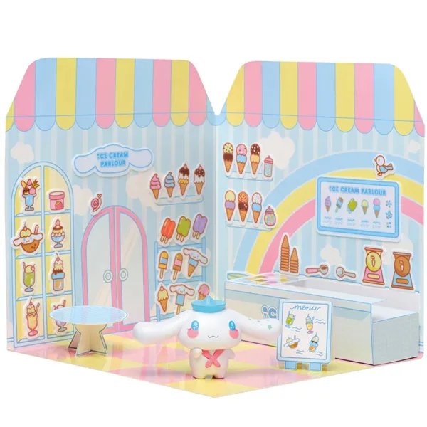 Hello Kitty: Cinnamoroll Eisdiele Figur mit aufklebbaren Haus – Comansi Bild 2