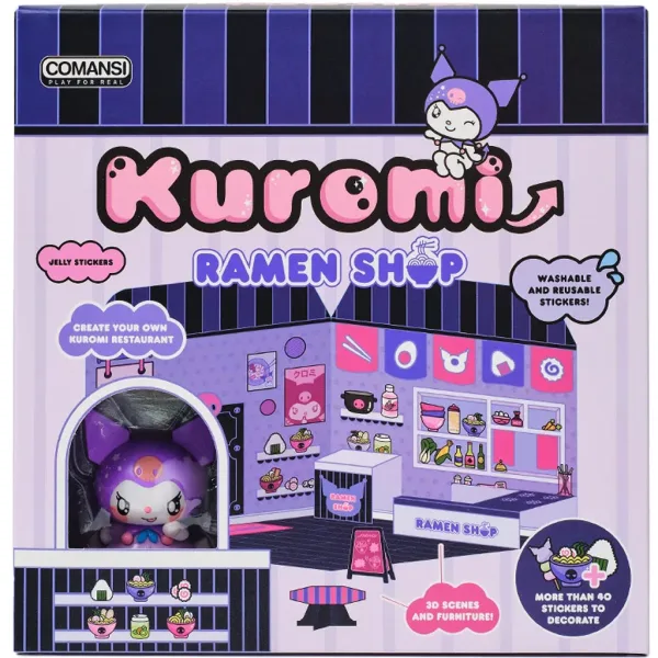 Hello Kitty: Kuromi Ramen Shop Figur mit Haus zum Bekleben - Comansi Bild 2