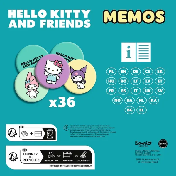 Hello Kitty Memory-Spiel - Trefl Bild 3