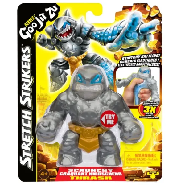Heroes of Goo Jit Zu: Dehnbare Actionfigur der kämpfenden Kreaturen - Thrash Bild 2