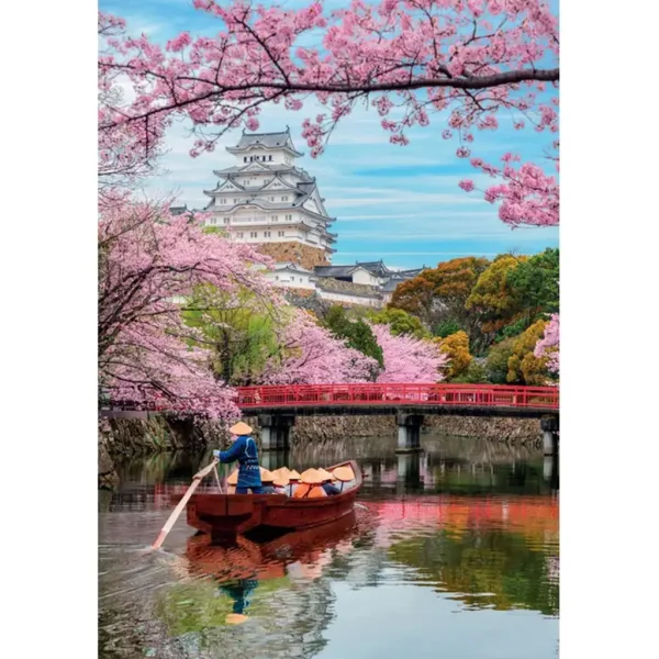 Himeji-Schloss im Frühling 1000-teiliges HQC Puzzle - Clementoni Bild 2