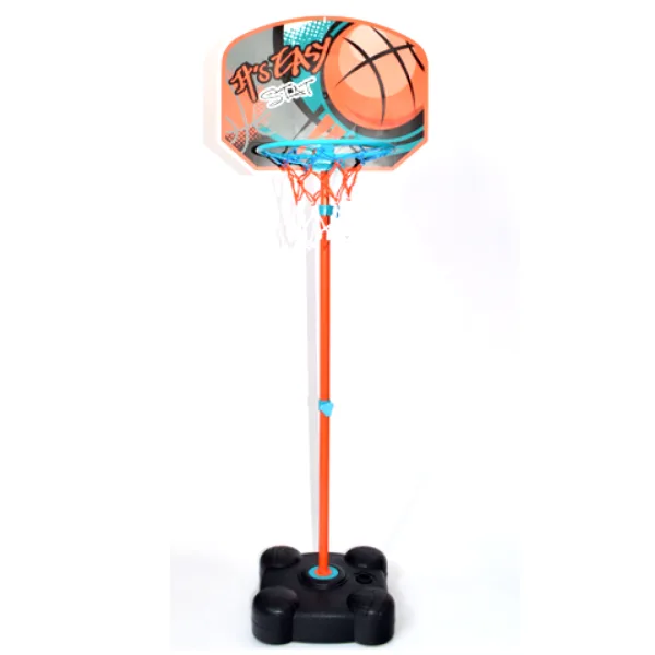 Höhenverstellbarer Basketballkorb mit Ständer und Ball 141-109 cm Bild 2