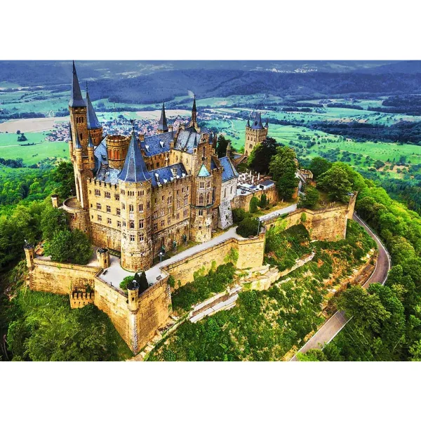 Burg Hohenzollern 1000-teiliges Premium-Plus-Qualitäts-Puzzle – Trefl Bild 2