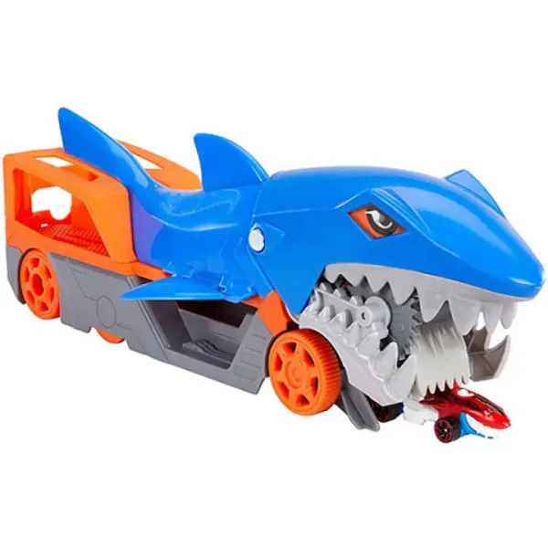 Hot Wheels: Auto-fressender Hai Spielset mit kleinem Auto - Mattel Bild 3