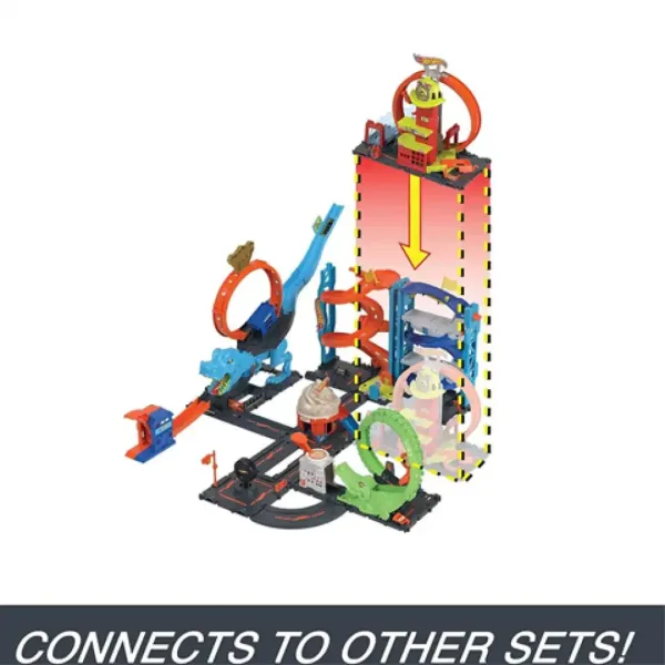 Hot Wheels City: Feuerwache Spielset - Mattel Bild 4