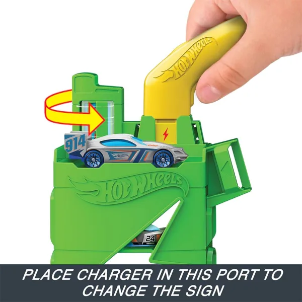 Hot Wheels: City Tankstelle Spielset mit 1 Auto - Mattel Bild 4