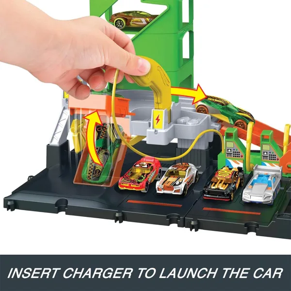Hot Wheels: City Tankstelle Spielset mit 1 Auto - Mattel Bild 5