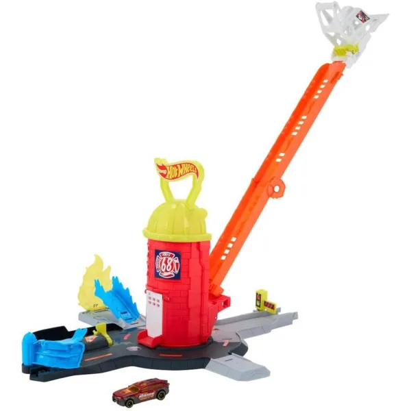 Hot Wheels: Feuerwehrturm-Spielset – Mattel Bild 2