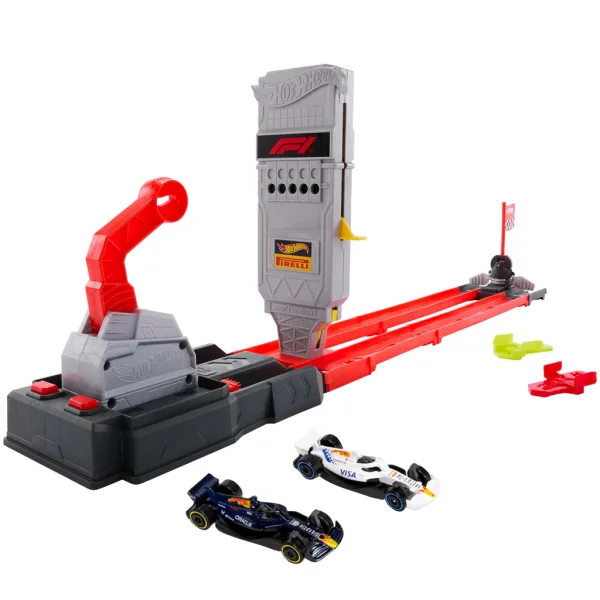 Hot Wheels: Formel-1 Grid-Start Rennbahn-Set – Mattel Bild 2