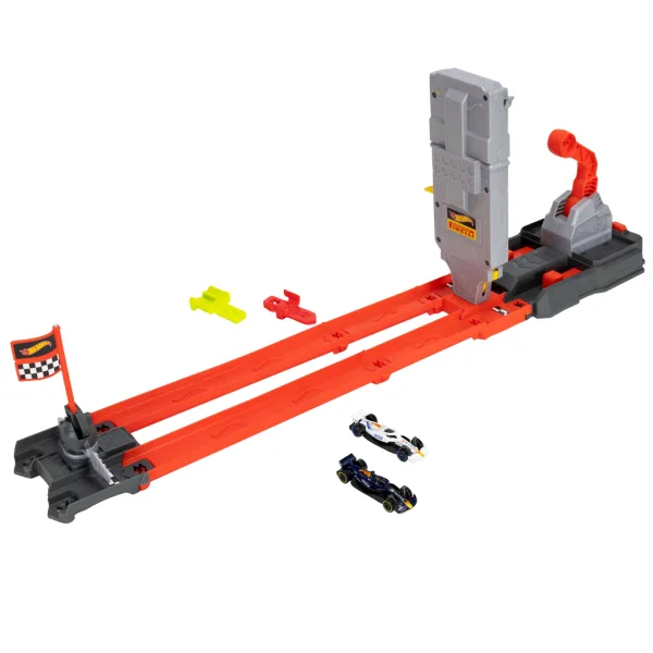 Hot Wheels: Formel-1 Grid-Start Rennbahn-Set – Mattel Bild 3