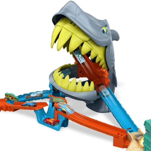 Hot Wheels: Haiangriff Rennbahn-Set mit Auto - Mattel Bild 2