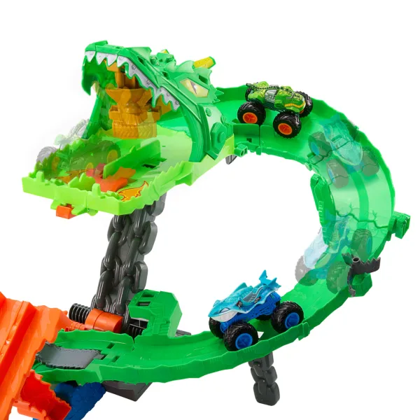 Hot Wheels Monster Trucks: Drachenrennen-Spielset – Mattel Bild 3