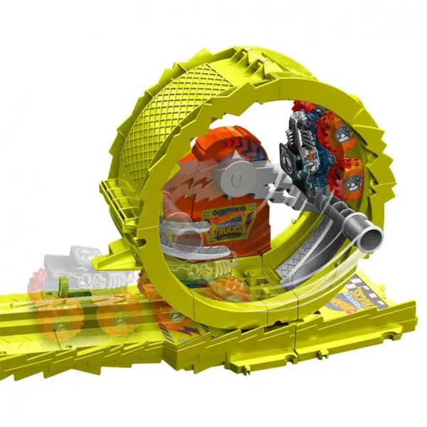 Hot Wheels Monster Trucks: Power Smasher Verfolgungs-Set - Mattel Bild 2