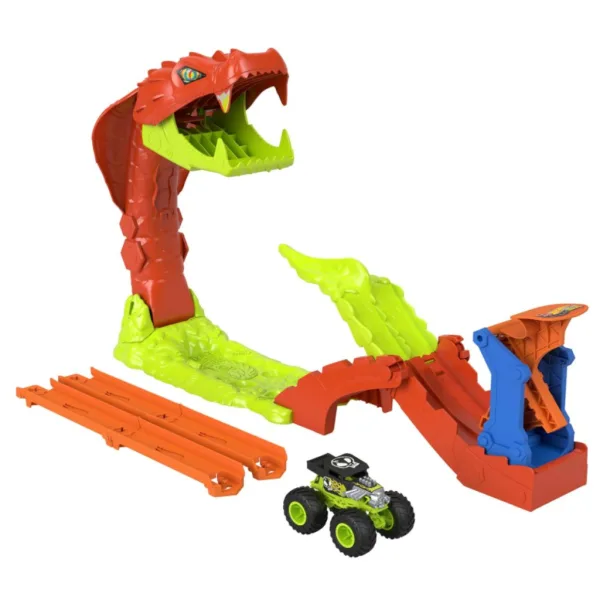 Hot Wheels Monster Trucks: Schlangenbiss-Trackset – Mattel Bild 2